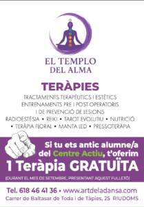 Terapias de reiki gratuitas en riudmos en art de la dansa